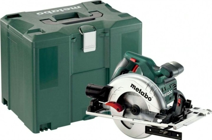 Пила циркулярная сетевая METABO KS 55 FS [600955700] MetaLoc пластиковый кейс с металлическими застежками