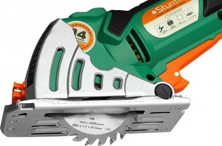 Пила циркулярная сетевая Sturm CS5060MS мини