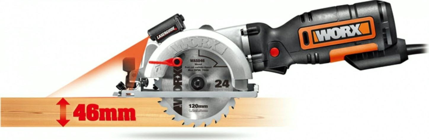 Пила циркулярная сетевая Worx WX427