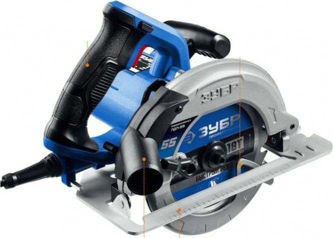Пила циркулярная сетевая ЗУБР ПДП-55 Профессионал Пила циркулярная сетевая ЗУБР ПДП-55 Профессионал