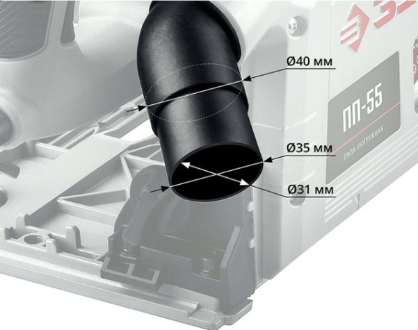 Пила циркулярная сетевая ЗУБР ПП-55