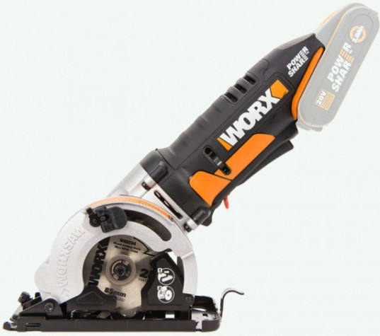 Пила дисковая аккумуляторная Worx SAW WX527.9 без АКБ и ЗУ [WX527.9]