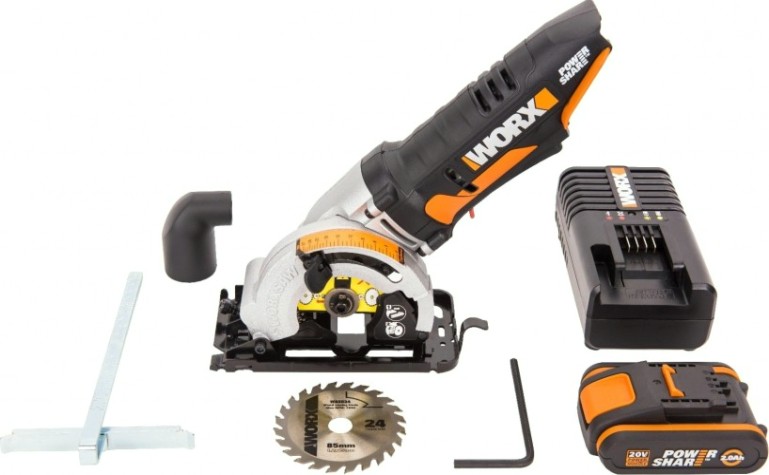 Пила дисковая аккумуляторная Worx SAW WX527 [WX527]