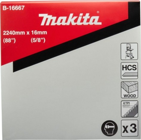Пила кольцевая по дереву MAKITA B-16667 2240х0,5х16х4tpi 3 шт.