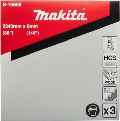 Пила кольцевая по дереву MAKITA B-16689 2240х0,5х6х6tpi 3 шт.