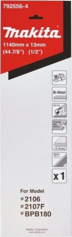 Пила кольцевая по металлу MAKITA 792556-4 1140x0.5х13x18TPI (для пластика/цв.мет.)