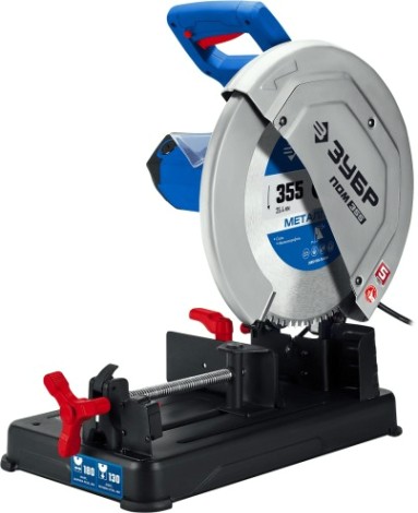 Пила монтажная сетевая ЗУБР 355мм 2000 Вт, с пильным диском, Профессионал [ПОМ-355-Н]