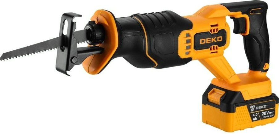 Пила сабельная аккумуляторная DEKO DKRS20 2*4.0Ah [063-4359]