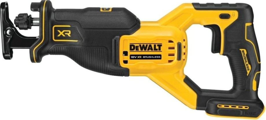Пила сабельная аккумуляторная DeWALT DCS 382 N FLEXVOLT, бесщеточная, без АКБ и ЗУ [DCS382N-XJ]