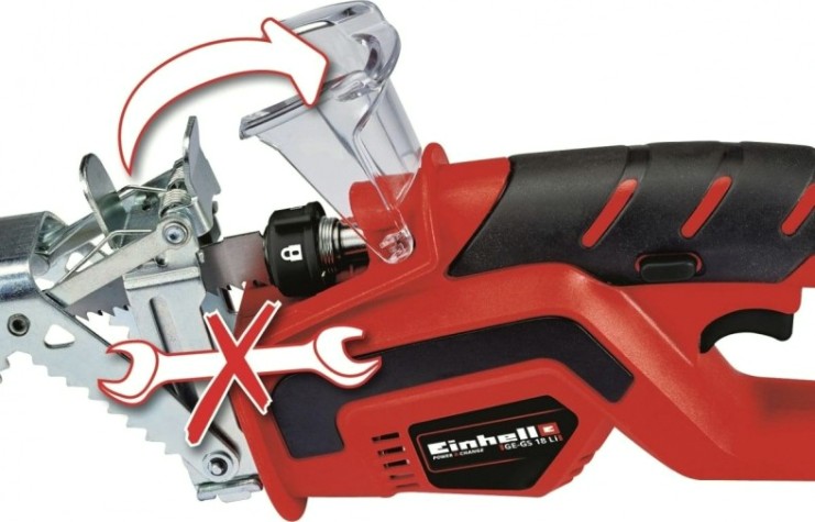 Пила сабельная аккумуляторная EINHELL PXC GE-GS 18 Li-Solo -Solo [3408220]