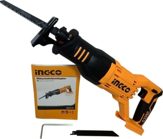 Пила сабельная аккумуляторная INGCO CRSLI1151 Li-Ion 20B