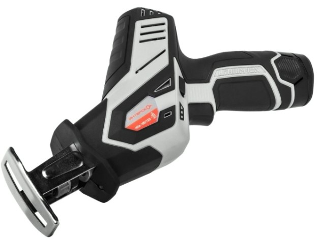 Пила сабельная аккумуляторная ИНТЕРСКОЛ НПА-100/12Э (Li-ion, кейс, 2 АКБ 2,0 Ач, ЗУ) [805.2.2.70]