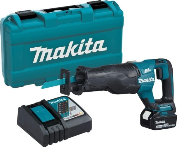 Пила сабельная аккумуляторная MAKITA DJR 187 RT с бесщеточным двигателем [DJR187RT]