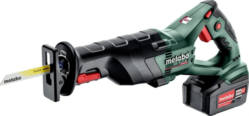 Пила сабельная аккумуляторная METABO SSE 18 LTX BL [602267650]