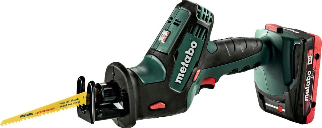 Пила сабельная аккумуляторная METABO SSE 18 LTX Compact 2х4,0 Ач LiHD [602266800]