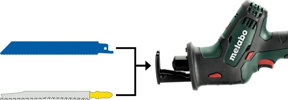 Пила сабельная аккумуляторная METABO SSE 18 LTX Compact без АКБ и З/У [602266840] В кейсе Metaloc