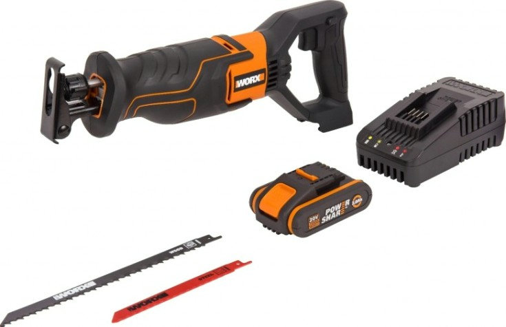 Пила сабельная аккумуляторная Worx WX500 Пила сабельная аккумуляторная Worx WX500