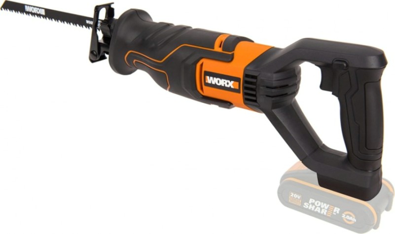 Пила сабельная аккумуляторная Worx WX500.9 без АКБ и ЗУ [WX500.9]