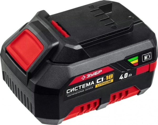 Пила сабельная аккумуляторная ЗУБР Мастер СПЛ-185-41 18v (1 x 4Ач) [спл-0185-041]