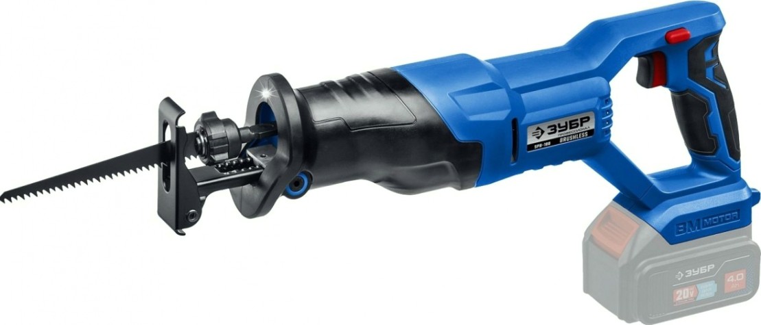 Пила сабельная аккумуляторная ЗУБР Профессионал SPB-180 20v бесщеточная без акб и зу [SPB-180]