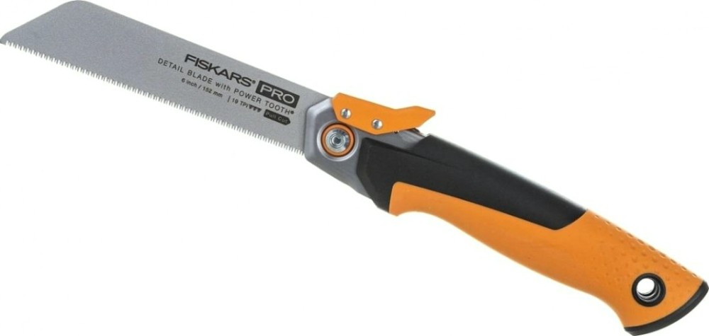 Пила садовая FISKARS PowerTooth 150мм 19 зубьев на дюйм [1062932]