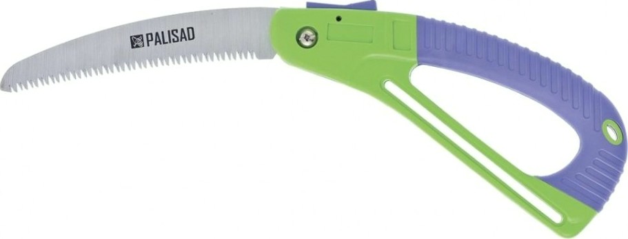 Пила садовая PALISAD 175 мм складная, рабочая часть, пластиковая обрезиненная, [60411]
