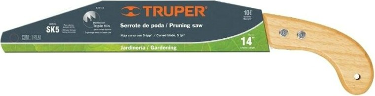 Пила садовая TRUPER STP-12 300 мм с деревянной рукояткой [18171]