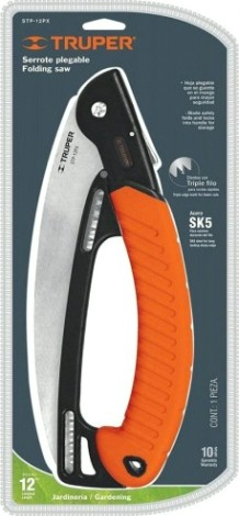 Пила садовая TRUPER STP-12PX 300 мм с пластиковой рукояткой [18191]