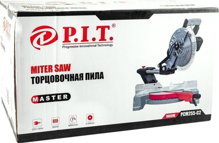 Пила торцовочная сетевая P.i.t. PCM255-C2