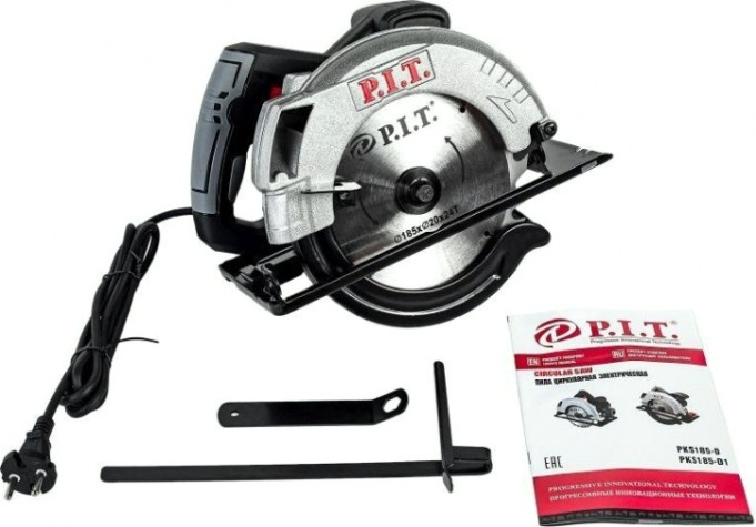 Пила торцовочная сетевая P.i.t. PKS185-D1