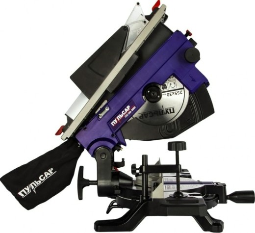 Пила торцовочная сетевая ПУЛЬСАР ПТК 255-2000 комбинированная [909-488]