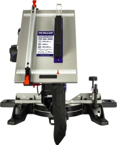 Пила торцовочная сетевая ПУЛЬСАР ПТК 255-2000 комбинированная [909-488]