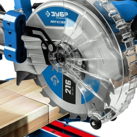 Пила торцовочная сетевая ЗУБР ППТ-216 с протяжкой Профессионал [ППТ-216-П]