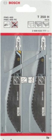 Пилки для мягких материалов BOSCH PMS T 350 H (2шт)