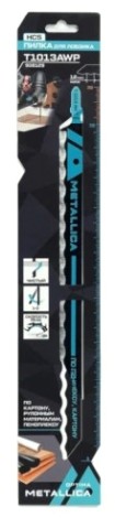 Пилки для мягких материалов METALLICA Optima T1013AWP 250/225мм, HCS-волн. нож, пеноплекс/гофрокарт/рези [908129]