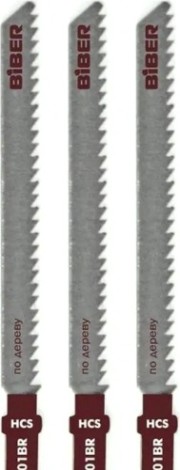 Пилки по дереву Biber 85274 Т101ВR 74/2,5мм, чистый рез (3шт.) [тов-120517]