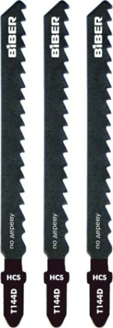 Пилки по дереву Biber 85281 T144D 74/4мм, быстрый рез (3шт.) [тов-120524]