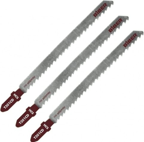 Пилки по дереву Biber 85283 T301CD 91/3мм, чистый рез (3шт.) [тов-120526]