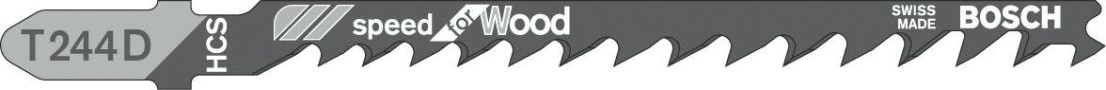 Пилки по дереву BOSCH T244D (5шт.) [2608630058]