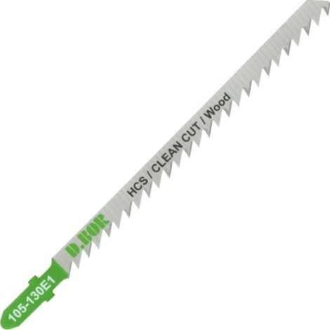Пилки по дереву D.BOR 105/130*4 мм HCS / CLEAN CUT Wood (T301DL/3103-L) (2 шт.) [D-105-130E1-02]