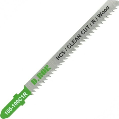 Пилки по дереву D.BOR 75/100*2,5 мм HCS / CLEAN CUT / R Wood (T101BR/3102) (2 шт.) [D-105-100C1R-02]