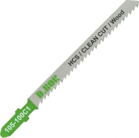 Пилки по дереву D.BOR 75/100*2,5 мм HCS / CLEAN CUT Wood (T101B/3101) (5 шт.) [D-105-100C1-05]