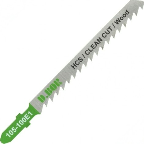 Пилки по дереву D.BOR 75/100*4 мм HCS / CLEAN CUT Wood (T101D/3103) (5 шт.) [D-105-100E1-05]