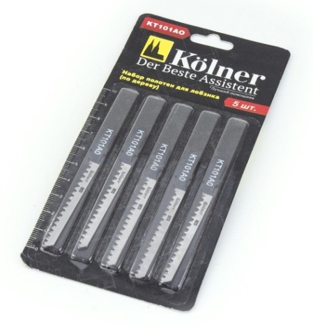 Пилки по дереву Kolner KT 101АО 75х1,4мм, 5шт. [кн101ао]