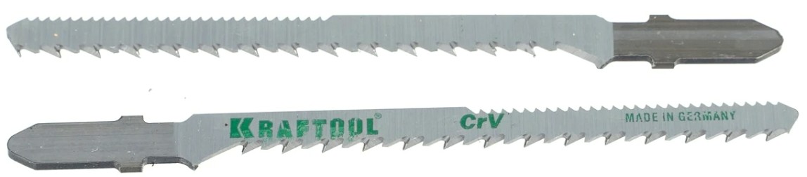 Пилки по дереву KRAFTOOL T101AO фигурный рез, шаг 2,5мм, 75мм, 5 шт. [159514-2.5-S5]