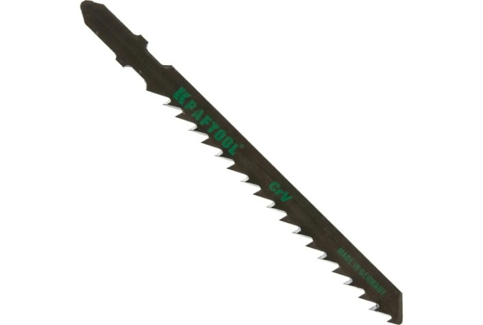 Пилки по дереву KRAFTOOL T144D быстрый рез, шаг 4мм, 75мм, 2 шт. [159521-4]