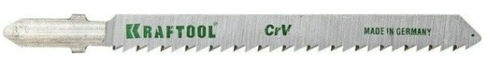 Пилки по дереву KRAFTOOL T301CD чистый рез, шаг 4мм, 110мм, 2 шт. [159512-4]