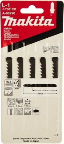 Пилки по дереву MAKITA A-86290 l-1, 5 шт.