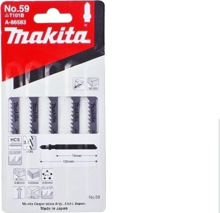 Пилки по дереву MAKITA A-86583 59, 5 шт.