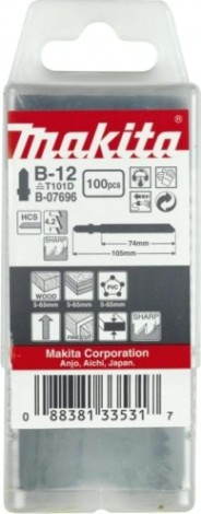 Пилки по дереву MAKITA B-07696 в-12, 100 шт.